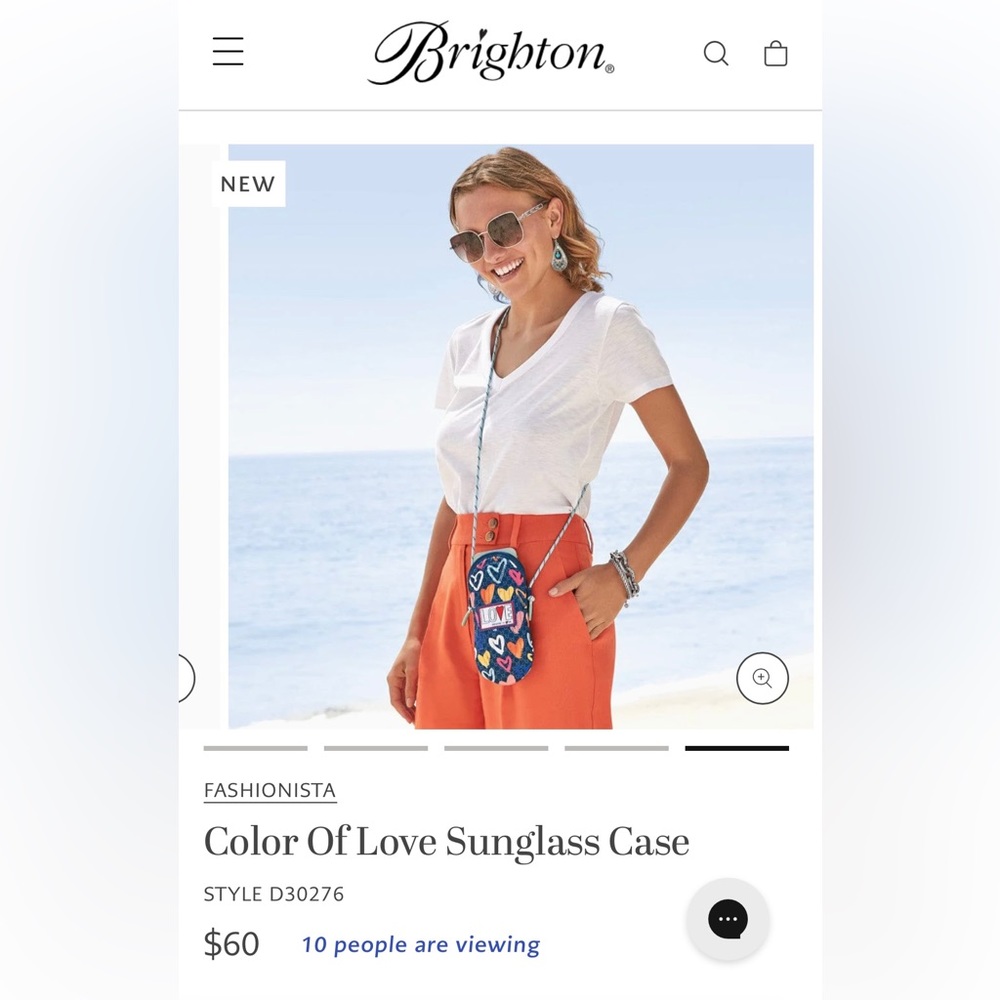 Brighton Color of Love Sunglass Case